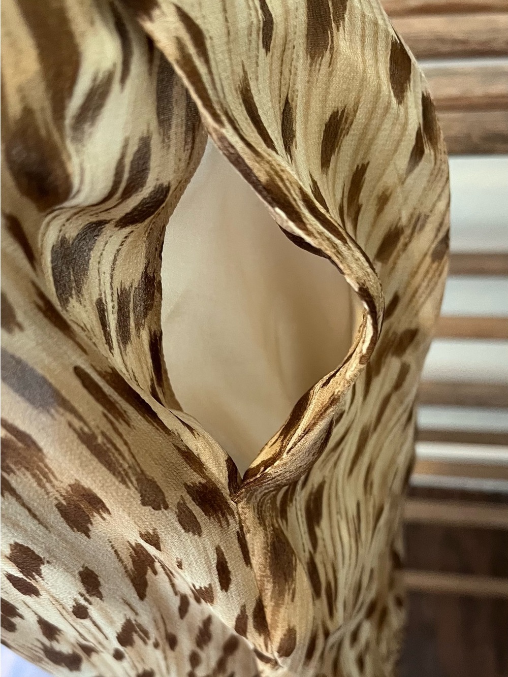 Haute Hippie 100% silk Leopard Print pants - Brown & Cream - Picture 8 of 8